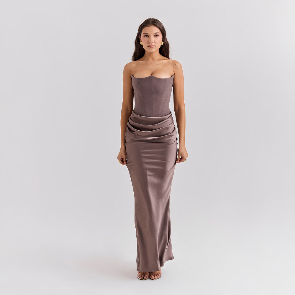Eleni | Dress with corset 