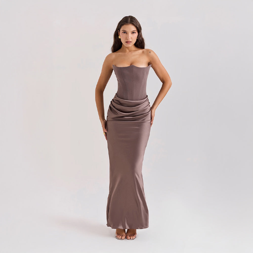 Eleni | Dress with corset 
