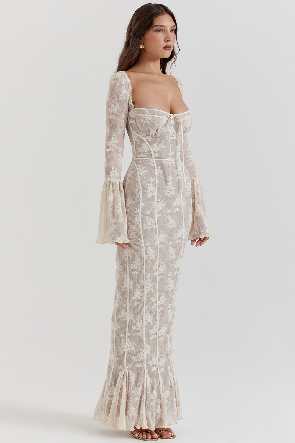 Serena | Lace maxi dress 