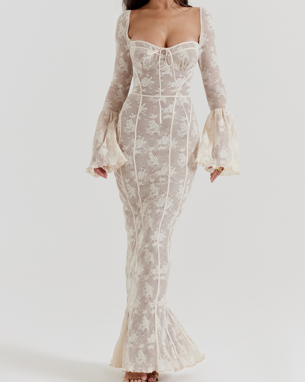 Serena | Lace maxi dress 