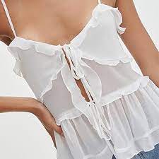 Zari | Ruffle top