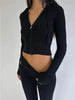Sienna | Zip-Up knitted hoodie and jogger set 