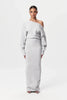 Miela | Off-shoulder stickad klänning