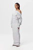 Miela | Off-shoulder stickad klänning