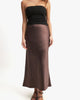 Nathalie | Satin Maxi Skirt