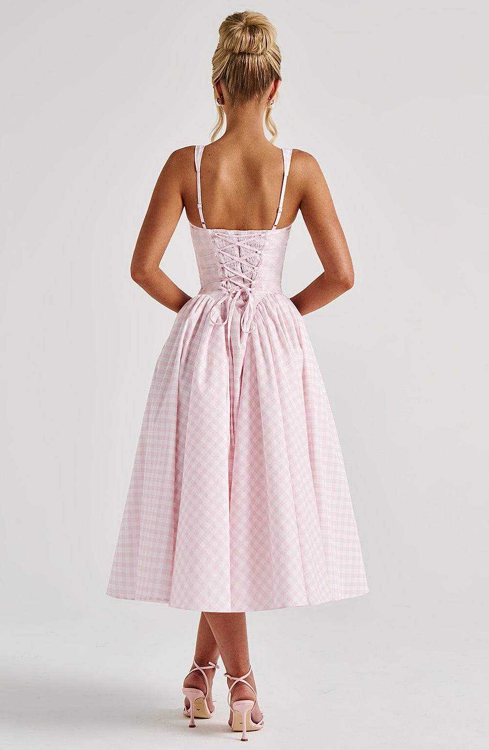 Shery | Gingham midiklänning